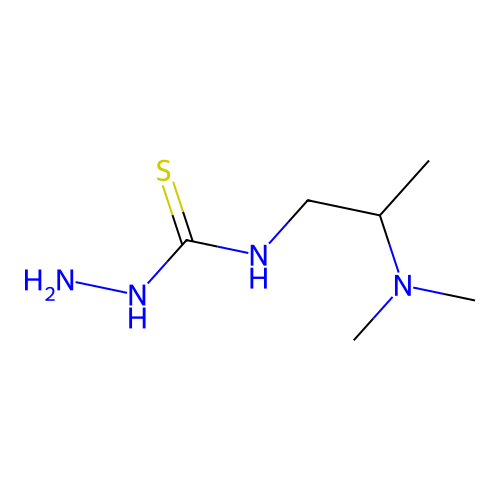 4-[2-Dimethylaminopropyl]thiosemicarbazide structure