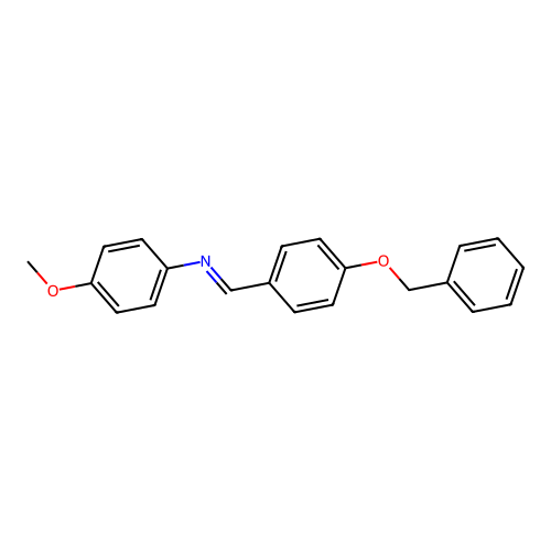 N-{(E)-[4-(benzyloxy)phenyl]methylidene}-4-methoxyaniline structure