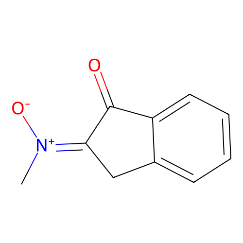 (Z)-N-(1-oxo-1H-inden-2(3H)-ylidene)methanamine oxide structure