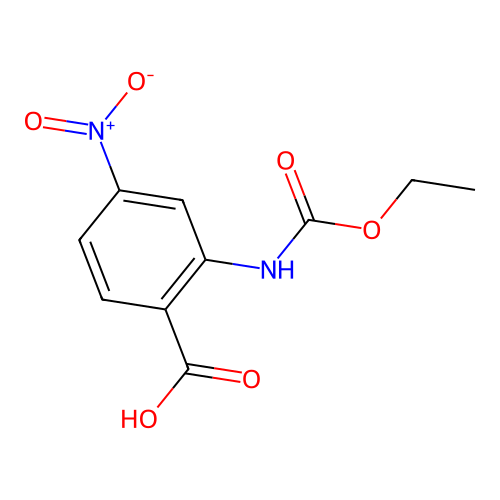 2-[(Ethoxycarbonyl)amino]-4-nitrobenzoic acid structure