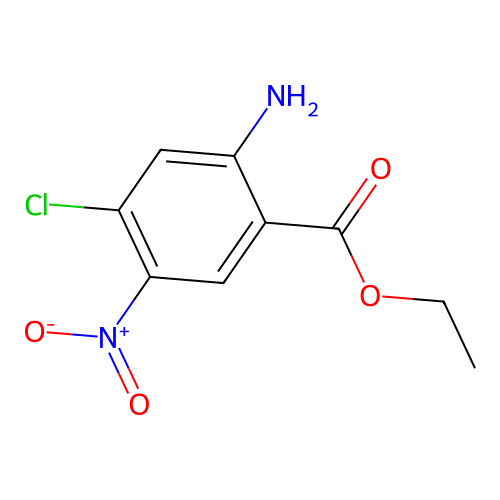 Ethyl 2-amino-4-chloro-5-nitrobenzoate structure