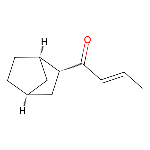 2-Buten-1-one, 1-bicyclo(2.2.1)hept-2-yl-, (1alpha,2alpha(E),4alpha)- structure