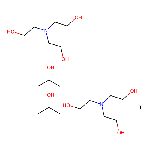 Isopropyl triethanolamine titanate structure