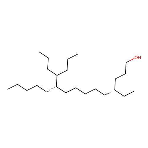 (4R,10S)-4-ethyl-10-heptan-4-ylpentadecan-1-ol structure