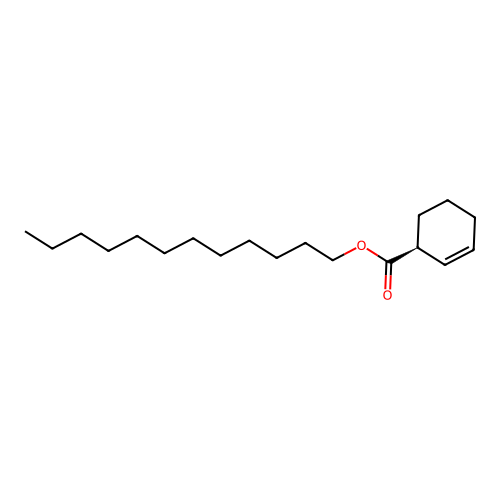 dodecyl (1S)-cyclohex-2-ene-1-carboxylate structure