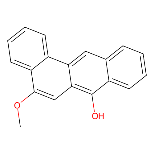 5-Methoxytetraphen-7-ol structure