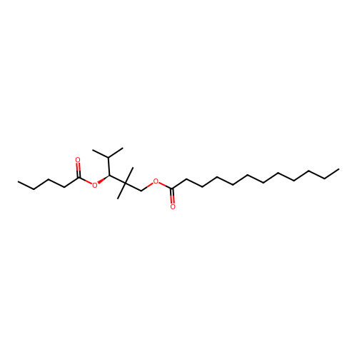 [(3S)-2,2,4-trimethyl-3-pentanoyloxypentyl] dodecanoate structure