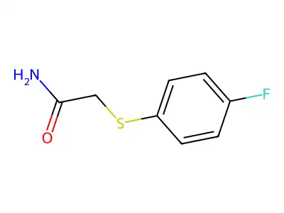 2-[(4-Fluorophenyl)thio]acetamide structure