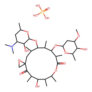 Oleandomycin Phosphate structure