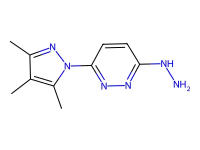 3(2H)-Pyridazinone, 6-(3,4,5-trimethyl-1H-pyrazol-1-yl)-, hydrazone structure