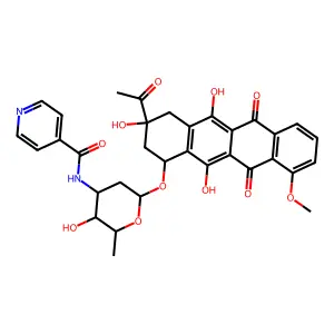 N-Isonicotinyl daunorubicin structure