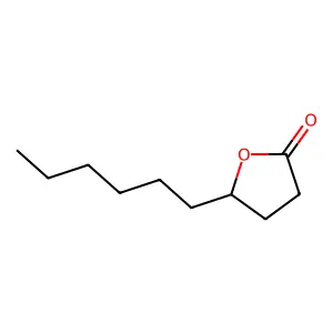 γ-癸内酯 structure