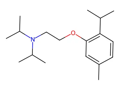 N-{2-[5-Methyl-2-(propan-2-yl)phenoxy]ethyl}-N-(propan-2-yl)propan-2-amine structure