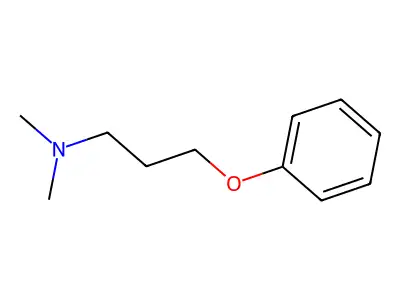 N,N-Dimethyl-3-phenoxypropylamine structure