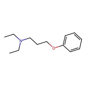N,N-二乙基-3-苯氧基丙-1-胺 structure