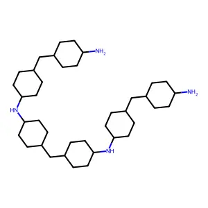 Cyclohexanamine, 4,4'-methylenebis[N-[4-[(4-aminocyclohexyl)methyl]cyclohexyl]- structure