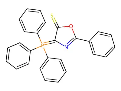 5(4H)-Oxazolethione, 2-phenyl-4-(triphenylphosphoranylidene)- structure