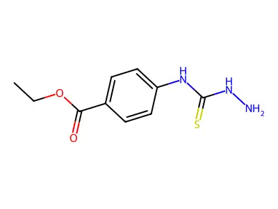 4-(4-Ethoxycarbonylphenyl)-3-thiosemicarbazide structure