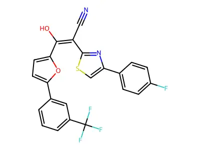CAS 7062-05-7 - C23H12F4N2O2S structure