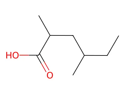 2,4-二甲基己酸 structure