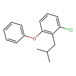 Benzene, 1,1'-oxybis-, monochloro mono(2-methylpropyl) deriv. structure