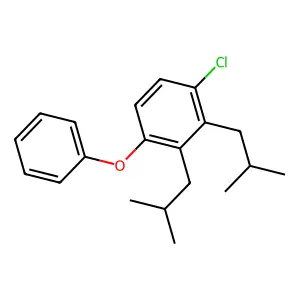 Benzene, 1,1'-oxybis-, monochloro bis(2-methylpropyl) deriv. structure