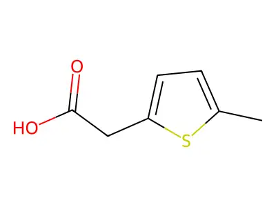 2-(5-methylthiophen-2-yl)acetic Acid structure