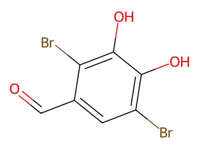 2,5-Dibromo-3,4-Dihydroxybenzaldehyde structure