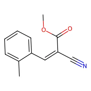 Methyl 2-cyano-3-(2-mehtylphenyl)-2-propenoate structure