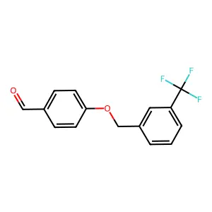 4-{[3-(Trifluoromethyl)benzyl]oxy}benzaldehyde structure