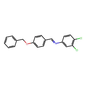 N-(4-Benzyloxybenzylidene)-3,4-dichloroaniline structure