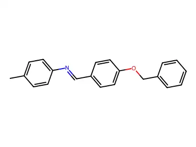 N-(4-Benzyloxybenzylidene)-P-toluidine structure