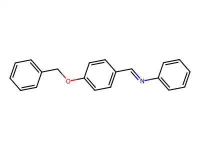 N-(4-Benzyloxybenzylidene)aniline structure