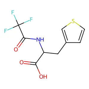 3-Thiophen-3-yl-2-[(2,2,2-trifluoroacetyl)amino]propanoic acid structure