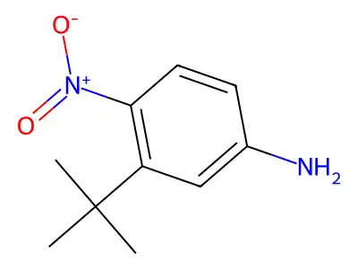 3-Tert-butyl-4-nitroaniline structure