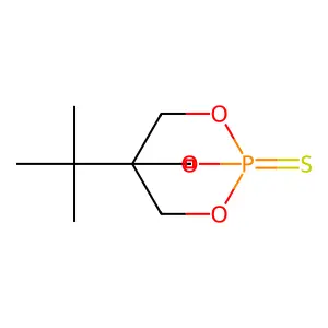 叔丁基雙環[2.2.2]硫代磷酸酯 structure