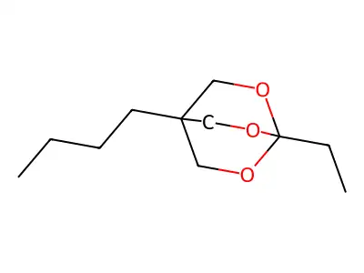 2,6,7-Trioxabicyclo(2.2.2)octane, 1-ethyl-4-butyl- structure