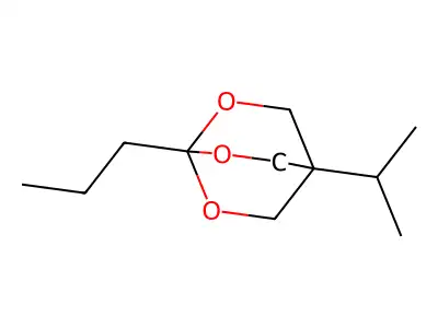 2,6,7-Trioxabicyclo(2.2.2)octane, 4-isopropyl-1-propyl- structure