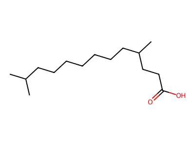 4,12-Dimethyl-tridecanoic acid structure