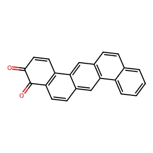 Dibenz(a,h)anthracene-3,4-dione structure