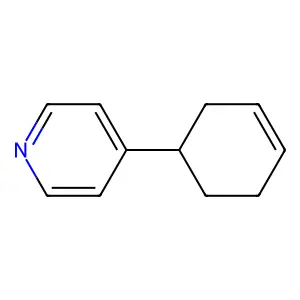 4-(3-Cyclohexen-1-yl)pyridine structure