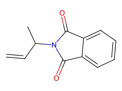 2-(But-3-en-2-yl)isoindoline-1,3-dione structure