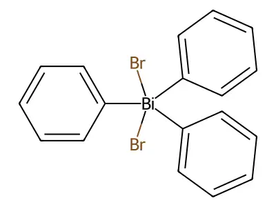 Dibromo(triphenyl)-lambda~5~-bismuthane structure
