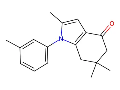 2,6,6-Trimethyl-1-(3-methylphenyl)-5,7-dihydroindol-4-one structure