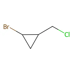 1-Bromo-2-(chloromethyl)cyclopropane structure