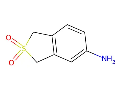 5-Amino-1,3-dihydro-2lambda6-benzothiophene-2,2-dione structure