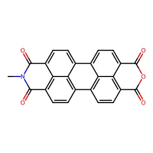 9-Methyl-1H-isochromeno[6',5',4':10,5,6]anthra[2,1,9-def]isoquinoline-1,3,8,10(9H)-tetraone structure
