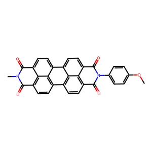 2-(4-methoxy-phenyl)-9-methyl-anthra[2,1,9-def,6,5,10-d'e'f' structure