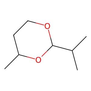 4-Methyl-2-isopropyl-1,3-dioxane structure