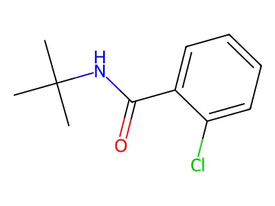 N-tert-butyl-2-chlorobenzamide structure